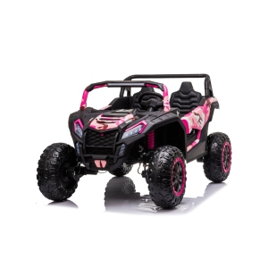 XXL Dune Buggy 24V 2-Seater Kids Ride-On Car 4x4 With Remote Control Adjustable Seat Rubber Tires