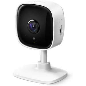 Smart Home Security WiFi Camera 1080p (Full HD), 2.4GHz Wi-Fi Connection Required, Up to 30 ft Night Vision & 128 GB microSD Card Slot, Works w/Alexa and Google