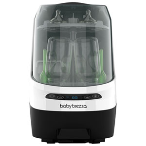 Baby Brezza Bottle Washer Pro Baby Bottle Sterilizer & Dryer - White/Black