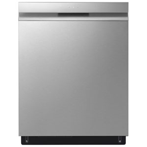 LG 24" 48dB Top-Control QuadWash Dynamic Dry Dishwasher with Third Rack ENERGY STAR (LDPN454HT) - Stainless Steel