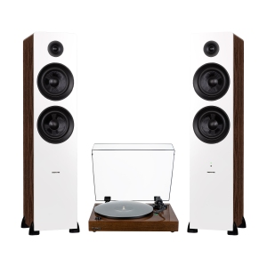 Fluance RT81+ Turntable & Ai81 Tower Speakers: Superior Sound Harmony for Analog Lovers