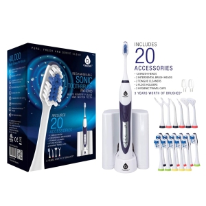 Pursonic Sonic Movement Rechargeable Electric Toothbrush - Black