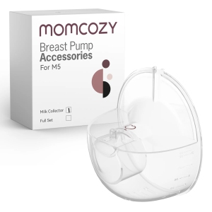 Momcozy Milk Collector for Momcozy M5, Original Momcozy M5 Breast Pump Replacement Accessories, 1 Pack