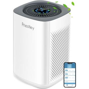 Priestley Air Purifiers with H13 True HEPA Filter for 3-Stage Filtration