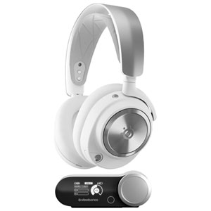 SteelSeries Arctis Nova Pro Wireless Gaming Headset for PC / PS4 / PS5 / Nintendo Switch - White