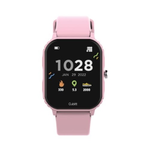 Cubitt Teens Smart Watch Fitness Tracker for Teens, with Blood Pressure, Blood Oxygen, Heart Rate, Sleep Monitor, 20+ games, Alarms, 1.69'' Screen, Waterproof PINK