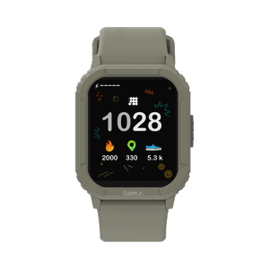 Cubitt Jr Smart Watch Fitness Tracker for Kids and Teens, Games, Step Counter, Sleep Monitor, Heart Rate Monitor, Activity Tracker, 1.4" Touch Screen, IP68 Waterproof Green