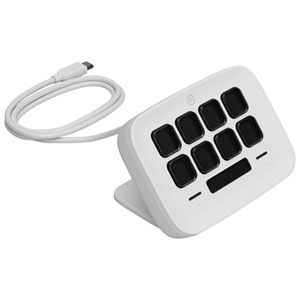 Elgato Stream Deck　ホワイト Elgato Stream Deck + White Audio Mixer and Studio Controller