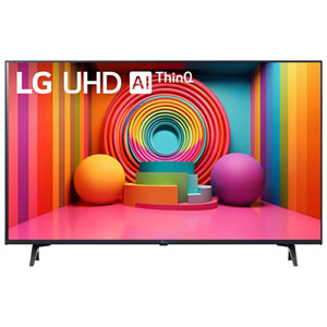 LG 55" 4K UHD HDR LED webOS AI ThinQ Smart TV (55UT7570PUB) - 2024