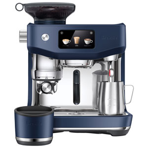 Breville Oracle Jet Espresso Machine with Frother & Coffee Grinder - Damson Blue