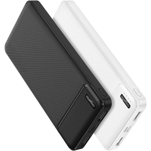 2-Pack Black White 10000mAh Portable Charger Power Bank USB C Output Fast Charging, Portable Battery Bank Power Bank for Samsung S22/21, iPhone 15/14/13/12/11