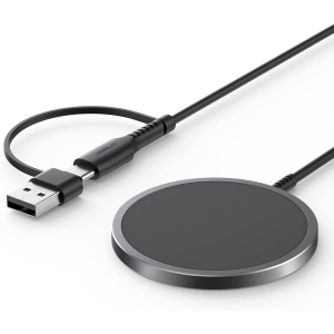 Magnetic Wireless Charger Magnetic Wireless Charging Pad for iPhone 14/14 Pro/14 Plus/14 Pro Max/iPhone 13/13 Pro/13 Pro Max/13 Mini/iPhone 12 (Black)