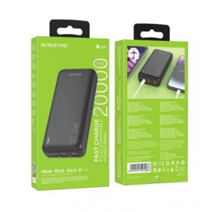 Power Bank BOROFONE BJ38A 20000mAh 22.5+PD20W Fast Long Lasting Portable Battery