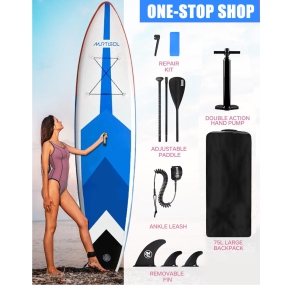 11FT Inflatable Stand up Paddle Board Ultra-Thick Durable PVC w