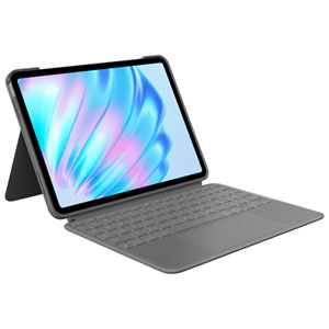 Logitech Combo Touch Keyboard Case with Trackpad for iPad Air 11" (M2, M3 & M4), iPad Air (5th gen) - Oxford Grey - Eng