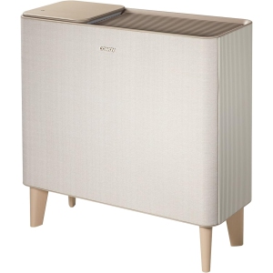 Coway Airmega Icon True HEPA Air Purifier with Air Quality Monitoring, Auto, Filter Indicator, and Wireless Device Charger, Covers 649 sq. ft, Beige