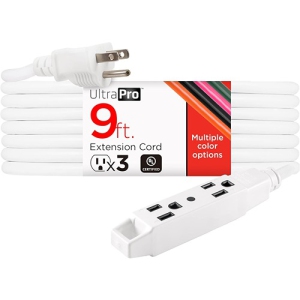 UltraPro 9 Ft Outdoor Extension Cord with 3 Outlets