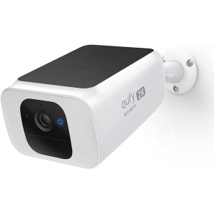 eufy security S230 SoloCam(SoloCam S40), Solar Security Camera, Wireless Outdoor Camera, Battery Camera, Integrated Solar Panel, Spotlight Camera, 2K Resolution, 2.4 GHz Wi-Fi, No