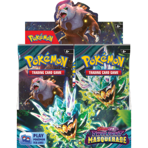 Pokemon USA Pokemon Trading Card Game: Scarlet & Violet (SV6) Twilight Masquerade Booster Box (Not for sale until May 24, 2024) 36 packs per box, 10 cards per pack
