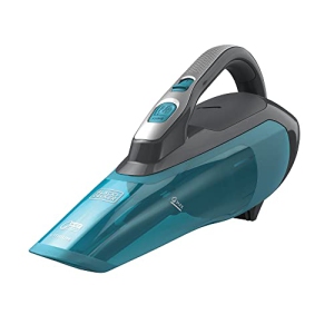 BLACK+DECKER HLWVA325J21 Cordless Bagless Wet/Dry Handheld Vacuum for Spills with 8 oz Pickup, Squeegee, Washable Filter - Titanium