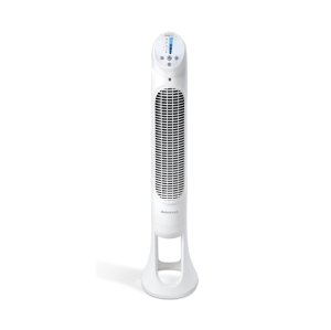 Honeywell HYF260WC QuietSet® Whole Room 40” Tall Tower Fan Home, Bedroom, Office, 75° Oscillation, Remote Control, 5 speeds, Slim Profile, Auto Shut-Off, Portable, Easy-to Use