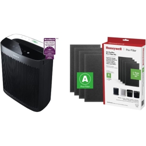 Honeywell Insight™ HPA5250BC True HEPA Air Purifier (Large-Extra Large) + Honeywell HRF-A200 Air Purifier Pre Kit Filter (4-Pack)