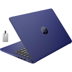 HP Stream 14" HD Laptop - Intel Celeron N4120 - 16GB RAM - 64GB eMMC - Intel UHD Graphics - Windows 11 S - Blue - 1 Year Office 365 - 32GB Hotface USB Card