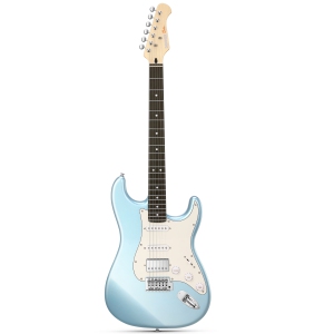 Donner DST-152 Full-Size ST Electric Guitar Kit with Amplifier 39-inch Coil Split HSS Pickup Beginner Set
