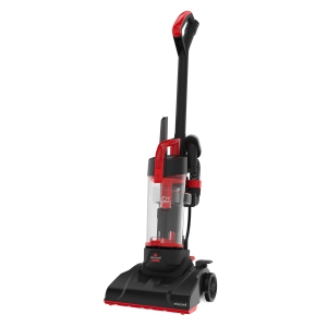 BISSELL CleanView Compact 3508B Bagless Upright Vacuum for Hard Floors with Scatter-Free Tech, 23 ft Cord, Extension Wand - Red