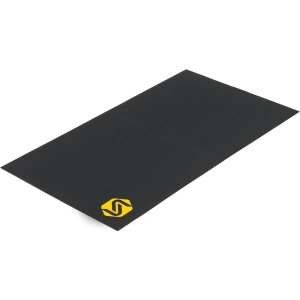 Saris Bike Mat 65 x 36 in, Single Floor Protective Bike Trainer Mat, Black