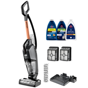 BISSELL CrossWave HydroSteam Plus 3515B Wet/Dry Steam Vacuum & Mop for Multi-Surface with HydroSteam, Tangle-Free Brush Roll, Two-Tank - Copper