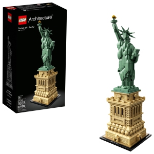 LEGO Architecture Statue of Liberty 21042 Model Building Set - Collectible New York City Souvenir, Creative Home Décor
