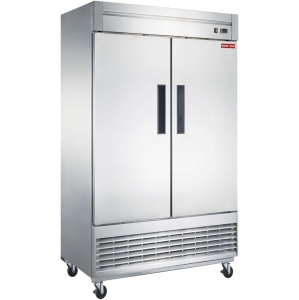 NEW AIR RÉFRIGÉRATION Commercial 54″ 41 Cu. Ft. Double Door FREEZER (NSF-115-H) - Stainless Steel