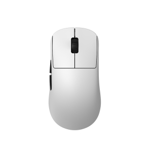 End Game Gear OP1we Wireless Gaming Mouse - Lightweight 58.5g, Right-Handed, Swappable Kailh GO Main Button Switches, PixArt PAW3370 Optical Sensor 19K DPI 1KHz Polling Rate, White