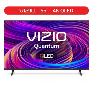 VIZIO Quantum 55" 4K UHD Dolby Vision HDR QLED VIZIO Home Smart TV (M55Q6-L4) - Great for Streaming & Gaming