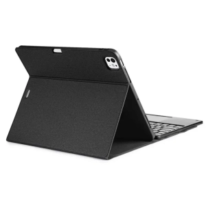 iPad Pro 13 (2024) Bluetooth Keyboard + Anti-Drop PU Leather Tablet Case