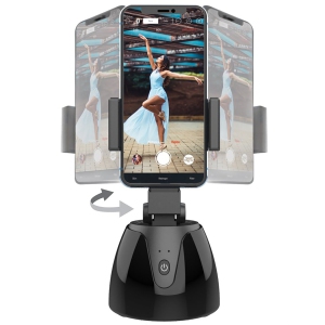 Boost - Phone Tripod with Auto Face Tracking, Wireless, 360° Rotation, Black