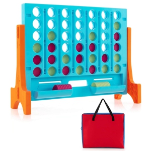 Costway Wall Mounted or Tabletop Giant 4 in a Row Jumbo 4-to-Score Connect Game Set