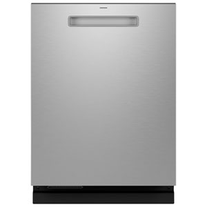 GE Profile 24" 42dB Top-Control Twin Turbo Dry Boost Piranha Hard Food Disposer Dishwasher with Third Rack ENERGY STAR (PDP755SYVFS) - Stainless Steel