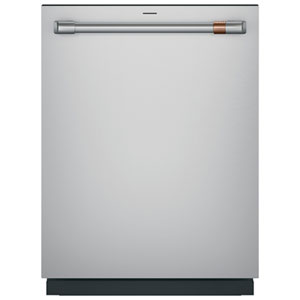 Café Customizable Professional 24" 44dB Front-Control Dual Convection Ultra Dry Dishwasher ENERGY STAR (CDT858P2VS1) - Stainless Steel