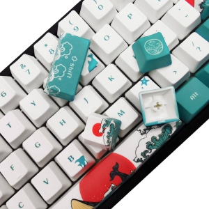 Custom Keycaps-Keycaps 60 Percent, Suitable for GK61/GK64/RK61/Anne/GH60 /ALT61 Mechanical Keyboards, 71 Key Set