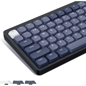 Low Profile Keycaps, Custom Keyboard Keycaps Full Set, PBT Keycaps 144 Keys, Double Shot Keycaps for 60% 65% 75% 80% 100% MX Switches Mechanical Keyboard