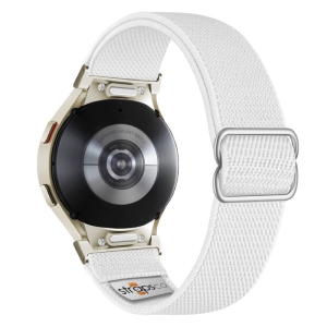 Nylon Stretch Band for Samsung Galaxy Watch 6 - White - Starlight Adapter