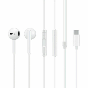 USB C Headphones for iPhone 15 Pro Max 15 Plus USB C Earphones with Microphone in-Ear Headphones Wired Earbuds USB Type C Earphones (Works with all C Type Phones and Tablets)
