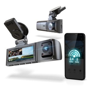 Rexing R316 Dual Dash Cam 4K Front & 1080p Cabin, Wi-Fi and GPS
