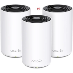 Deco AXE5400 Tri-Band WiFi 6E Mesh System (Deco XE75) - 3-Pack, Covers Up to 7,200 Sq.Ft, Replaces WiFi Router and Extender, AI-Driven Mesh with New 6GHz Band