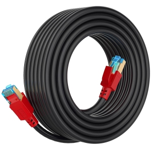 Cat 8 Ethernet Cable 10 FT, 26AWG 40Gbps 2000Mhz Ultra Speed Cat8 LAN Network Cable SFTP Patch Cord with Gold Plated