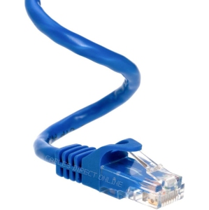 ne Cat6 30 Feet Blue Ethernet Patch Cable RJ45 for Networking, PS4, Xbox, Modem, Router, PC, Laptop,