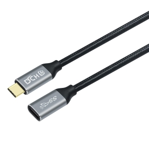 1.5 Feet 100W USB C to USB C Cable Fast Charging Type C Male to Type C Female Monitor Cord 4K Video Output USB