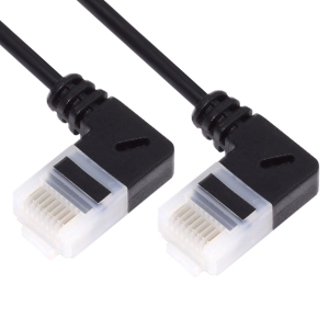 Ultra Thin Slim Cat6 Ethernet Cable RJ45 Right Angled 25cm UTP Network Cable Patch Cord 90 Degree Cat6a LAN